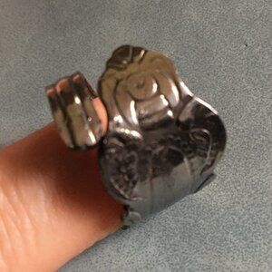Stainless steel spoon ring size 9